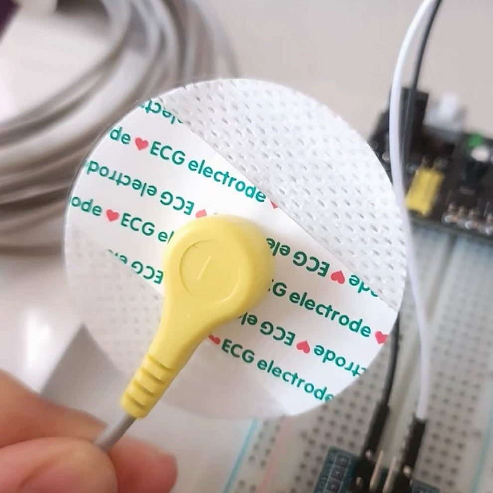 Ecg Patch Monitor - 50개/1봉 ECG EKG 전극 패치 부직포