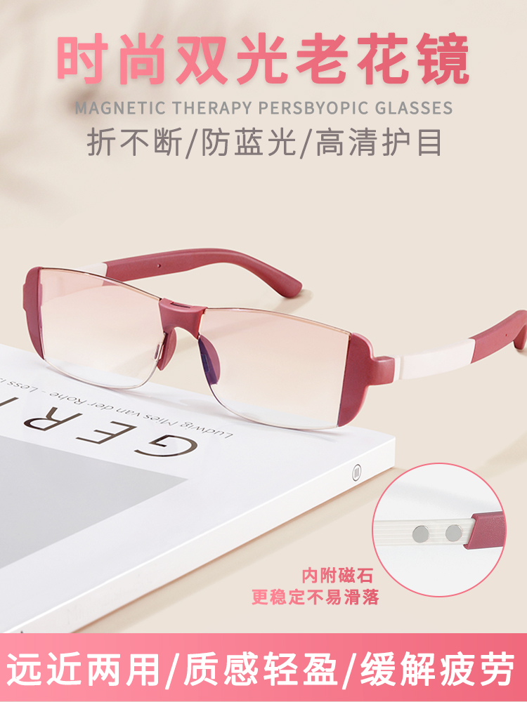 Light Therapy Glasses - 자기 치료 프레임리스 듀얼 라이트 안티