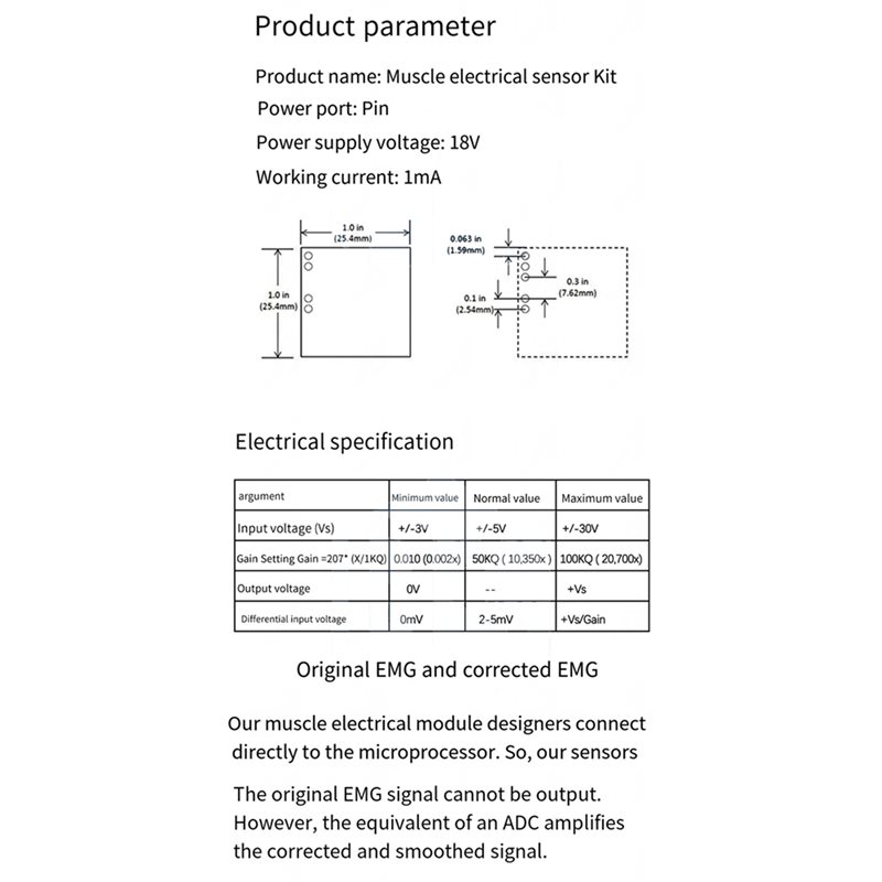 A52T 5X 근육 전기 센서 모듈 Arduino 전자 - Muscle Sensor Emg 리뷰 및 가격