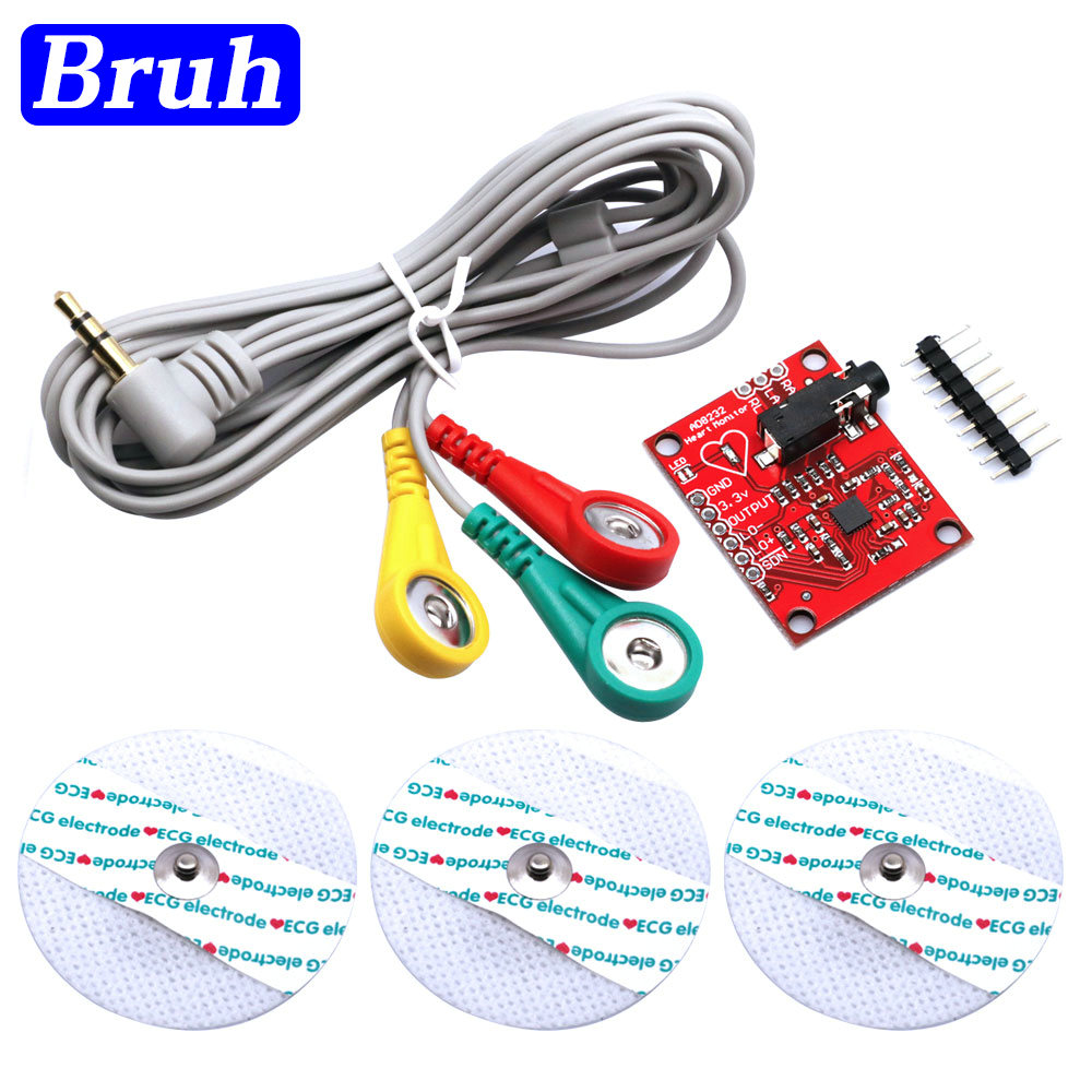 근육 신호 센서 EMG 센서 Ecg 모듈, AD8232 - Muscle Sensor Emg 리뷰 및 가격