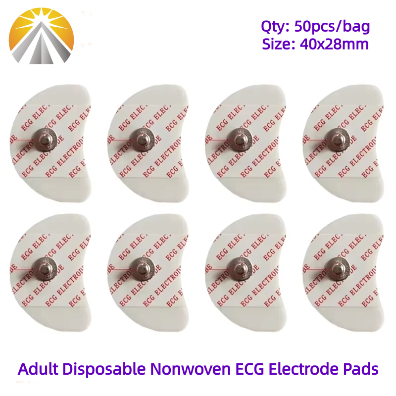 50 PCS 각 가방 2840 MM 흰색 폼 일회용 E - Ecg Patch Monitor 리뷰 및 가격
