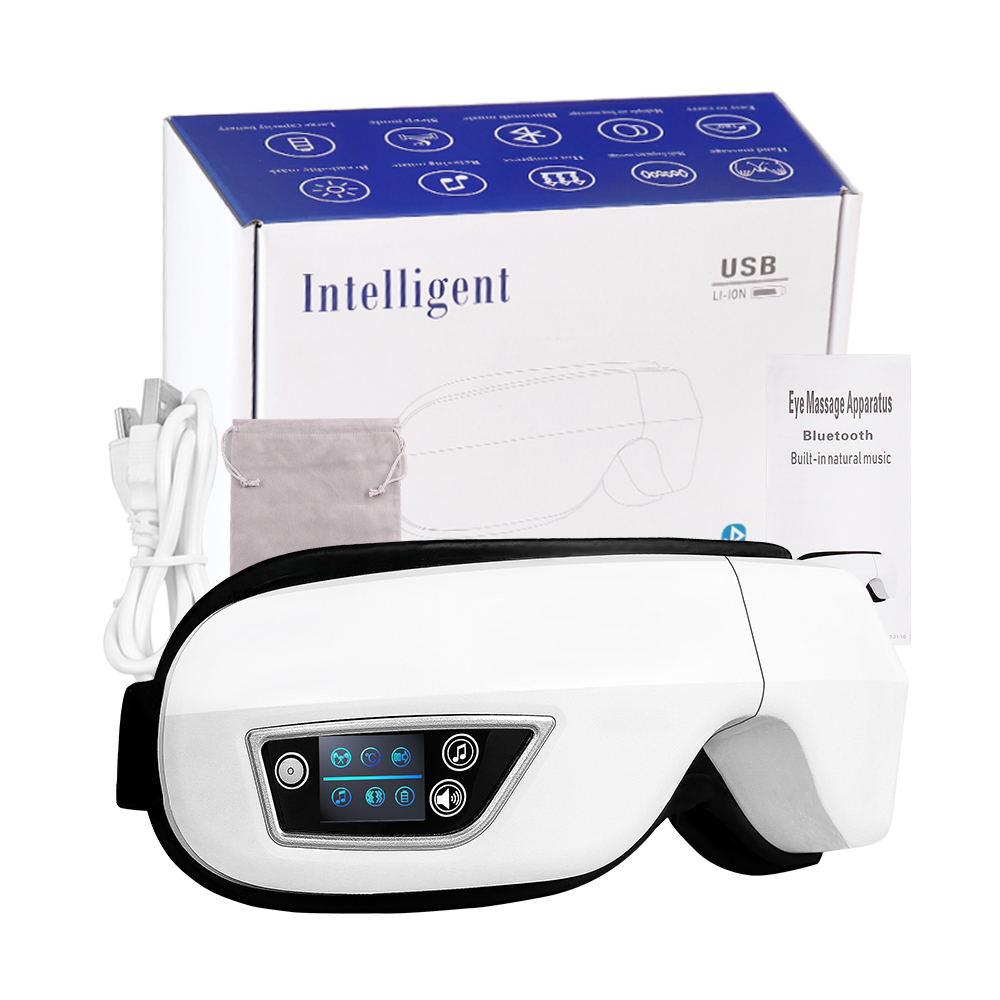 전기 눈 마사지기 블루투스 음악 공기압 진동 마사지 휴 - Light Therapy Glasses 리뷰 및 가격