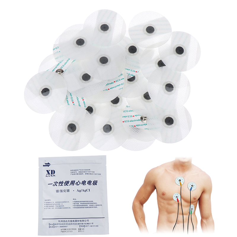 50 개/가방 전극 패치 의료 일회용 ECG EKG 액 - Ecg Patch Monitor 리뷰 및 가격
