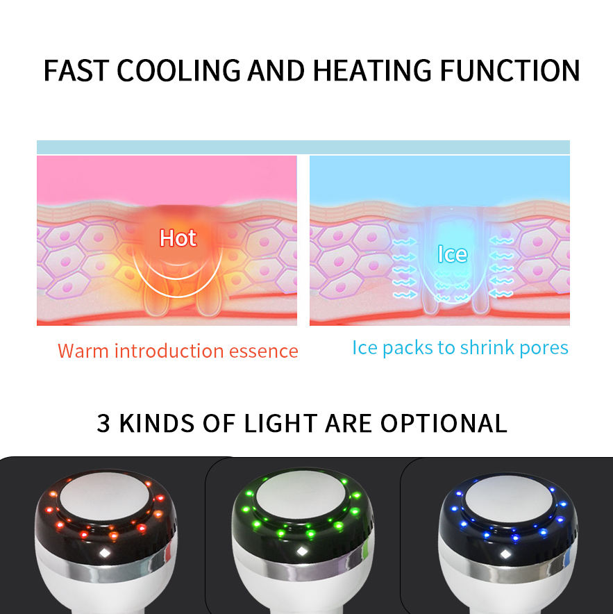 전문가용 고품질 온냉 뷰티 기기, 컬러 라이트로 충전되 - Galvanic Skin Sensor 리뷰 및 가격