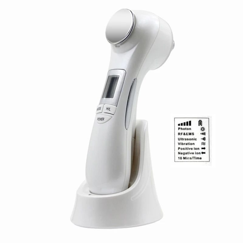 다기능 RF 얼굴 리프팅 마사지기, EMS LED 광자 - Galvanic Skin Sensor 리뷰 및 가격
