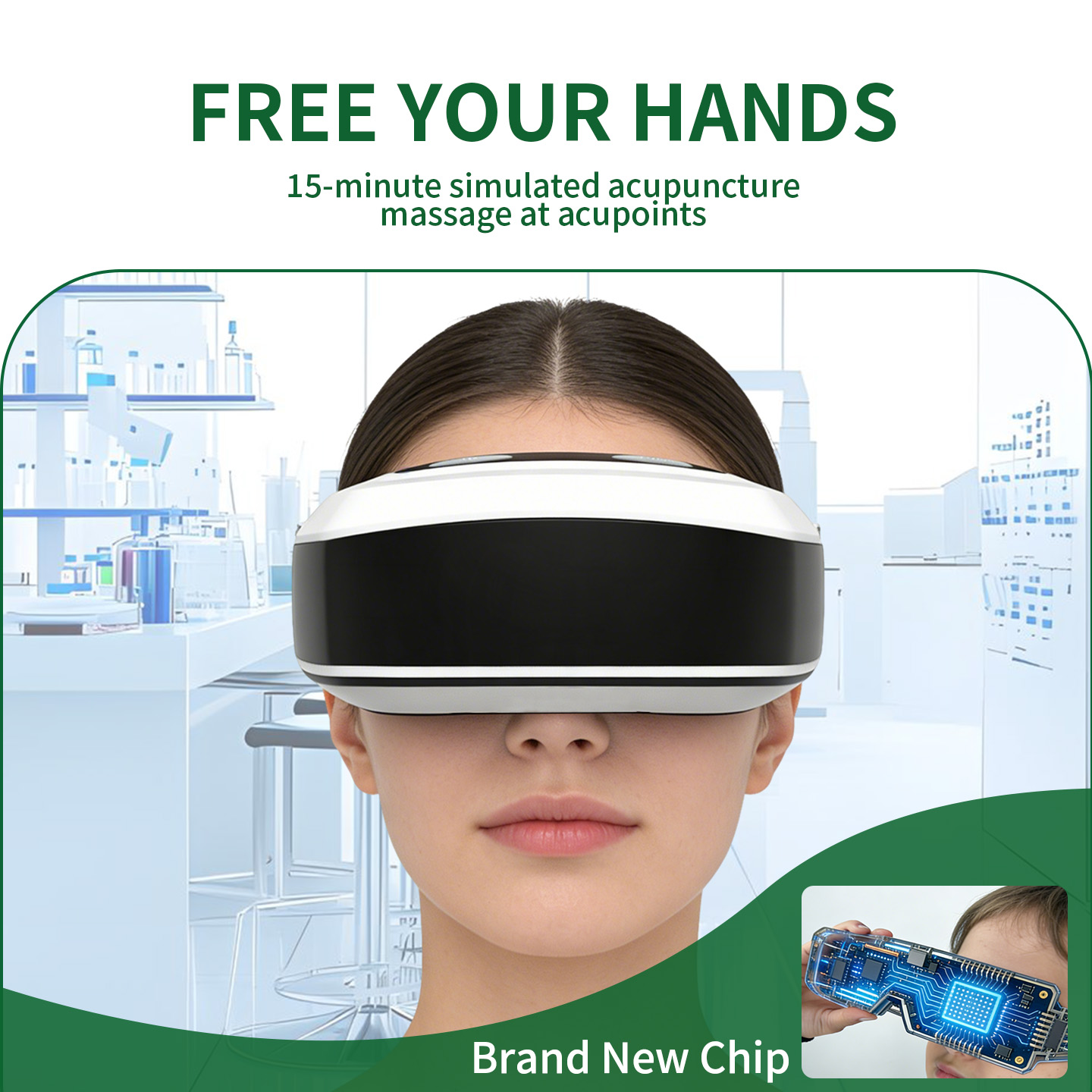 2026년 신형 CE 인증 펄스 눈 마사지기, 근시 완 - Light Therapy Glasses 리뷰 및 가격