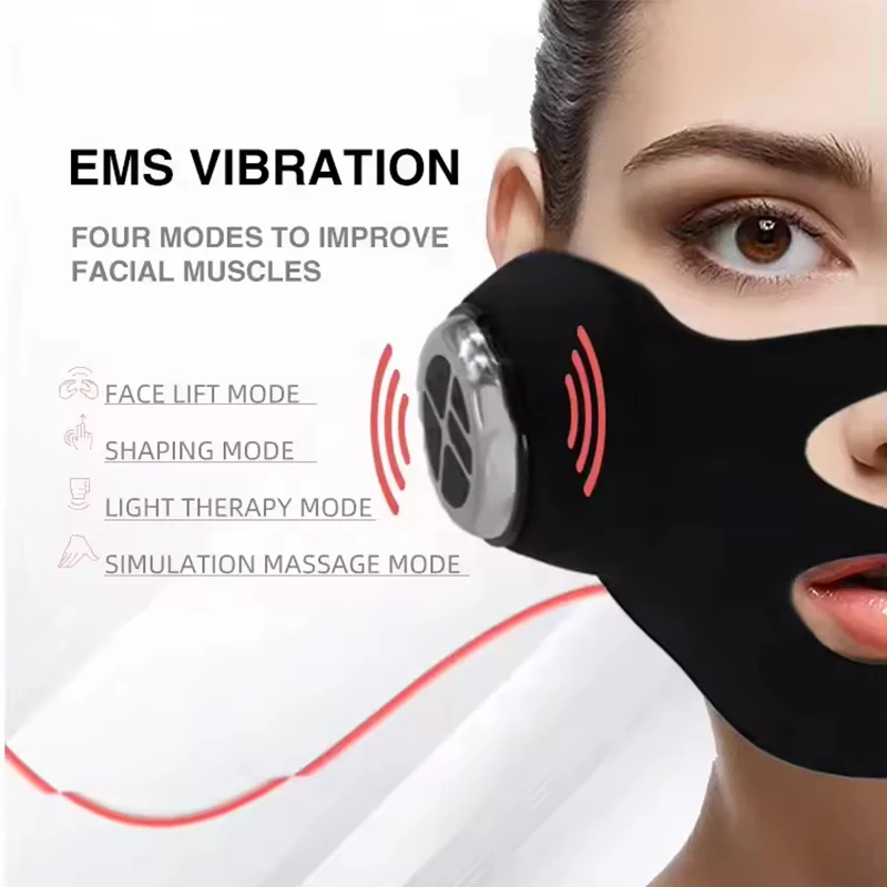 V 페이스 리프팅 EMS 페이셜 마스크 레드 블루 라이 - Galvanic Skin Sensor 리뷰 및 가격