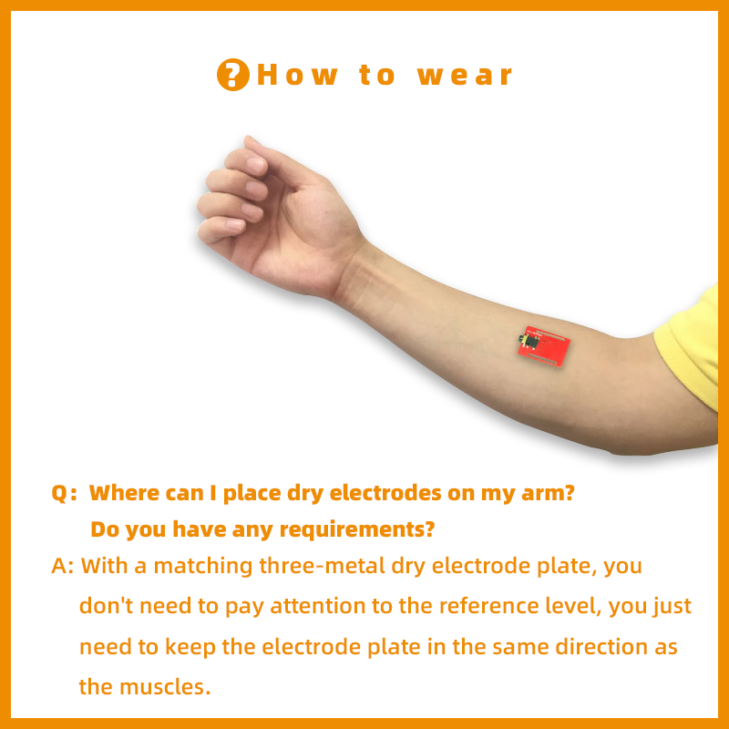 건식 전극 EMG 센서 전기 근육 센서, 아날로그 신호 - Muscle Sensor Emg 리뷰 및 가격
