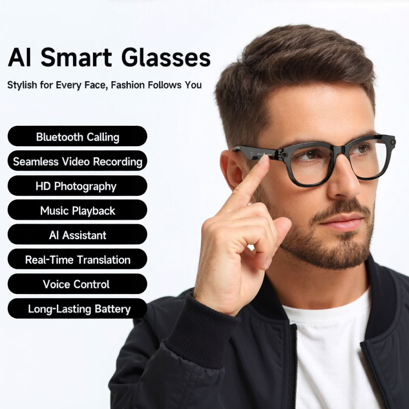플랜트 AI 스마트 안경 4K 카메라 HD 사진 Cha - Smart Glasses Lens 리뷰 및 가격