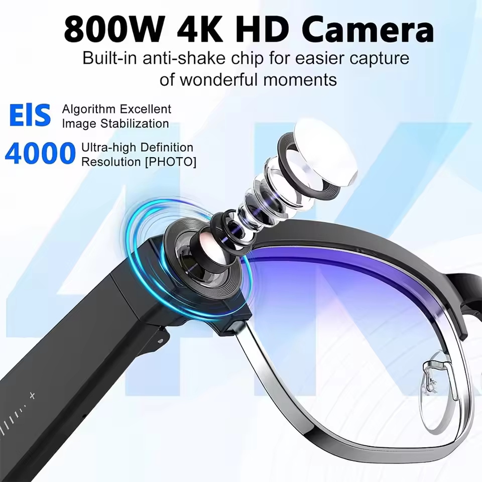 2026년형 800만 화소 카메라 스마트 안경 남성용  - Smart Glasses Lens 리뷰 및 가격